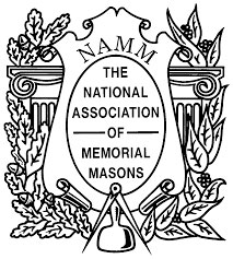 The National Association of Memorial Masons logo
